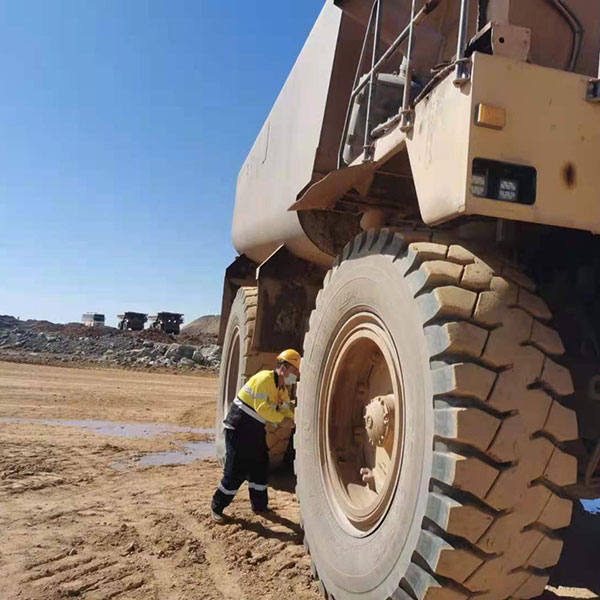  Luan mines OTR Les pneus ont obtenu de bons résultats dans la plus grande mine de cuivre en Afrique